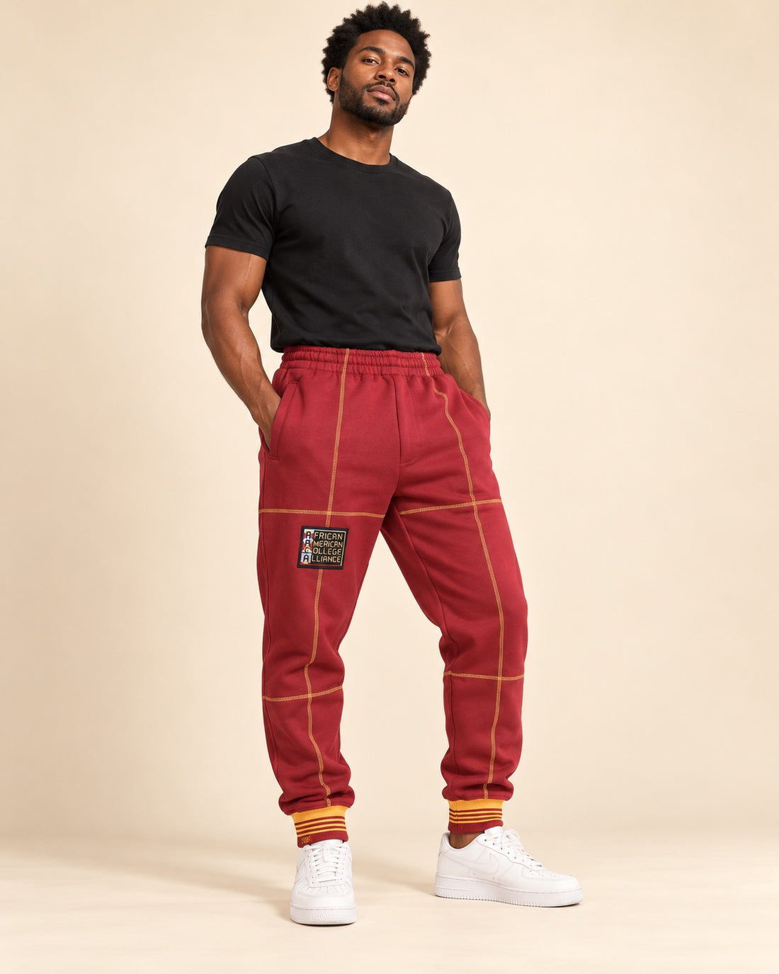 AACA Fresh 93 Frankenstein Jogger RED/GOLD