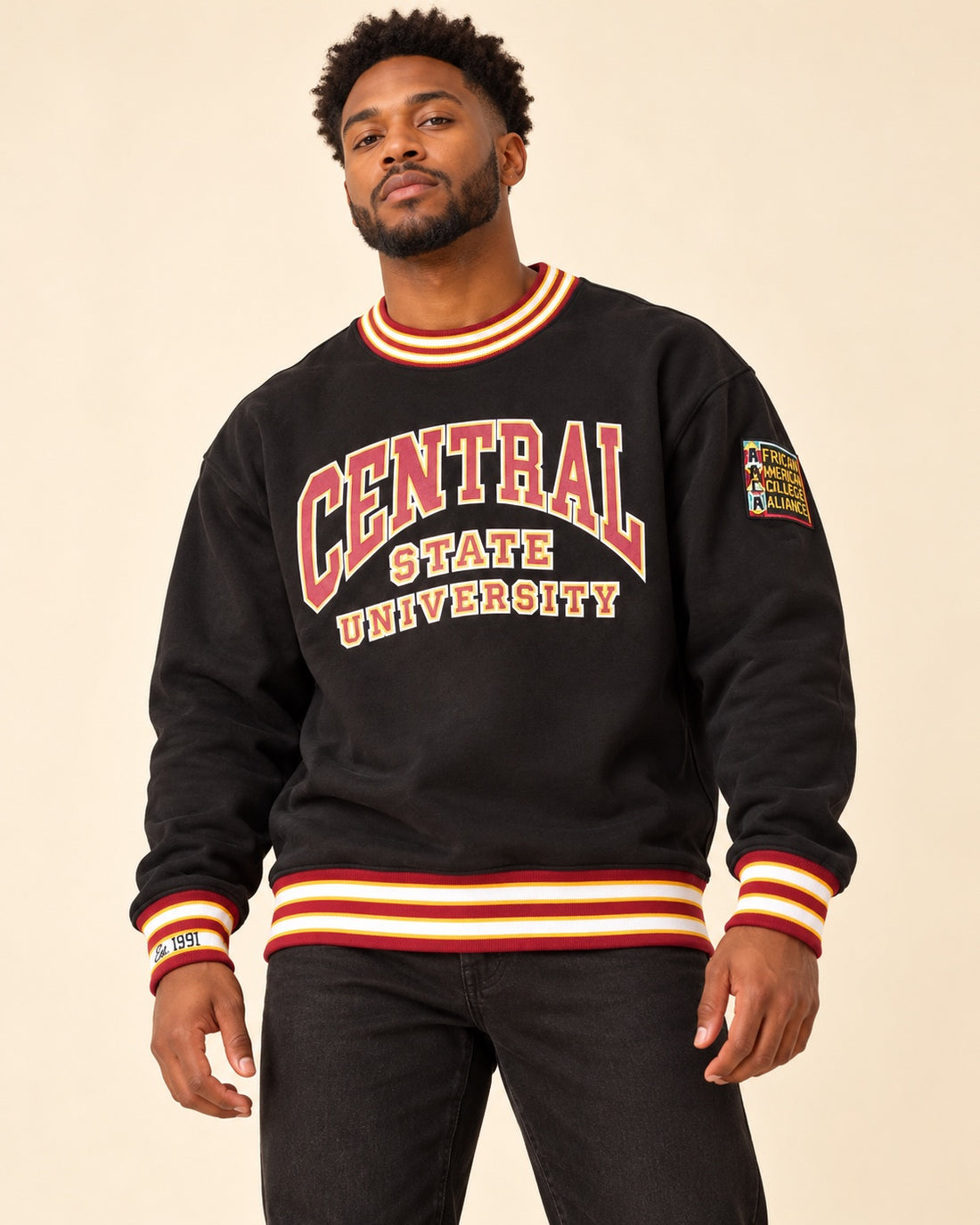 Central State University Classic '91 Crewneck Black