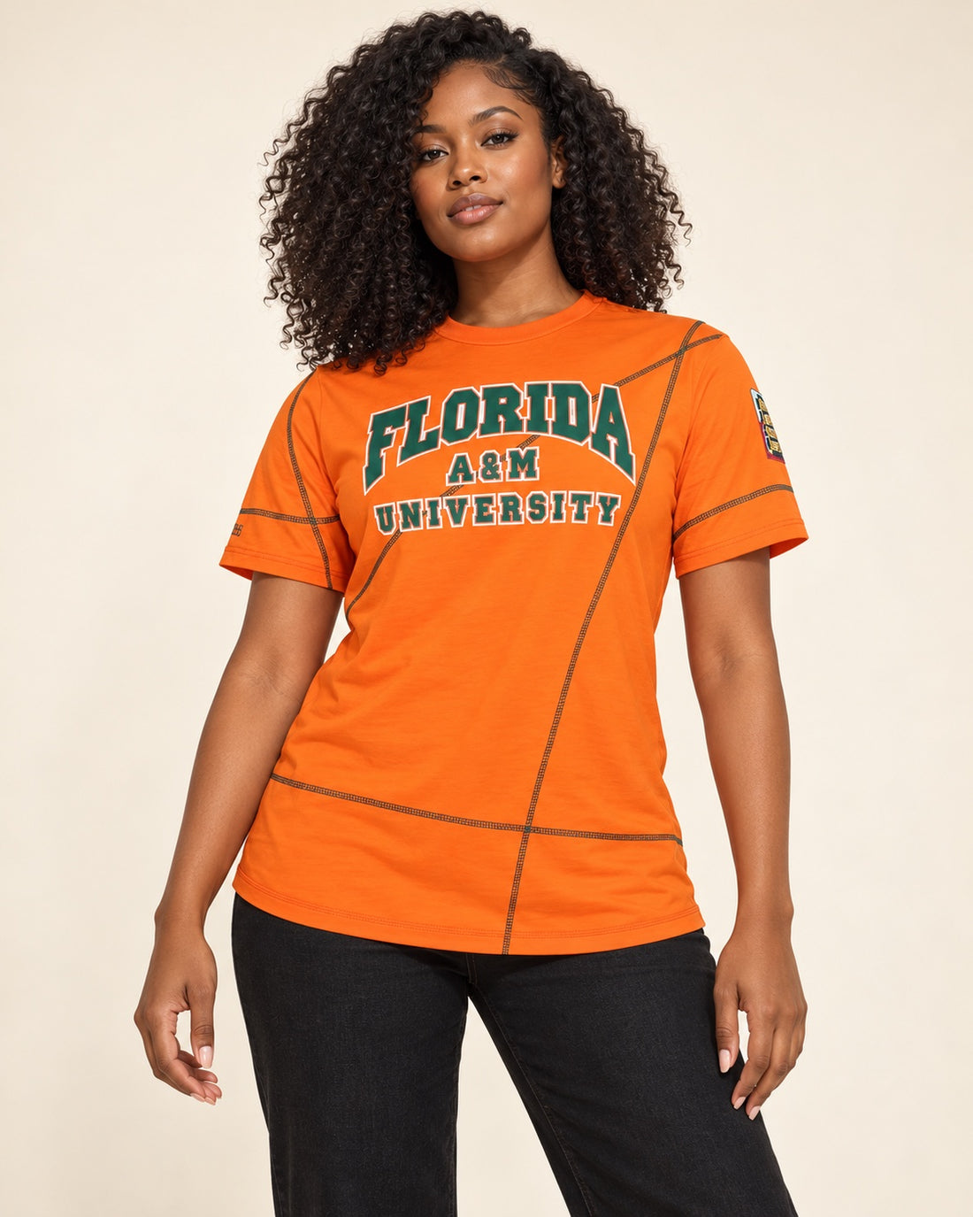 Florida A&M University Originals' AACA Classic T-Shirt Orange / Green