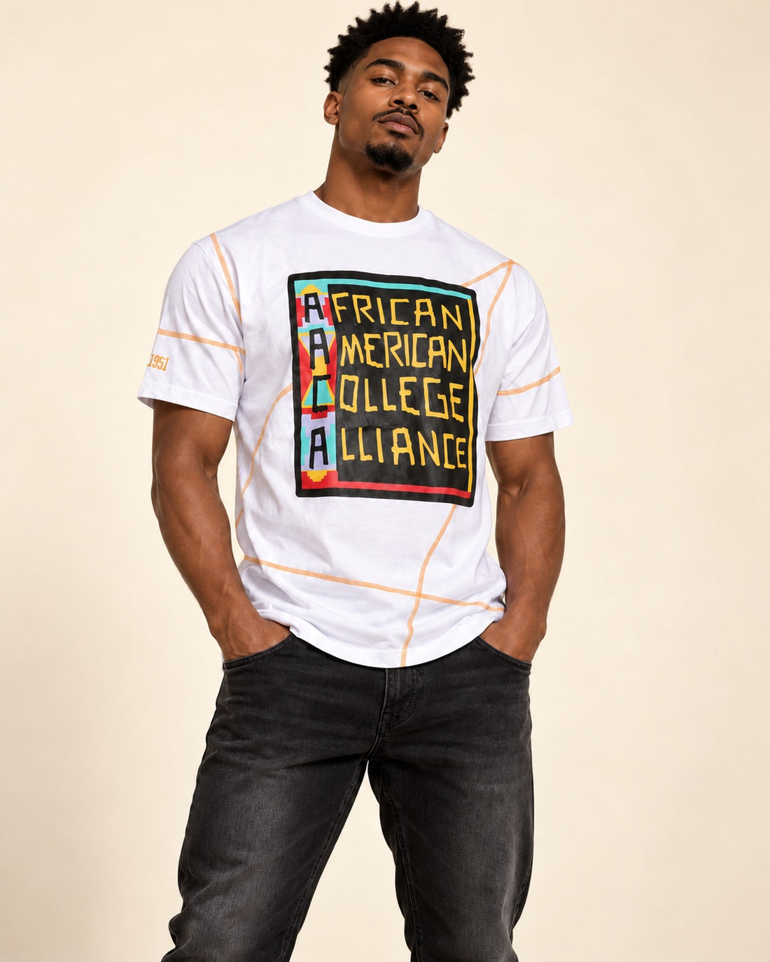 Originals' AACA Classic T-Shirt White / Gold