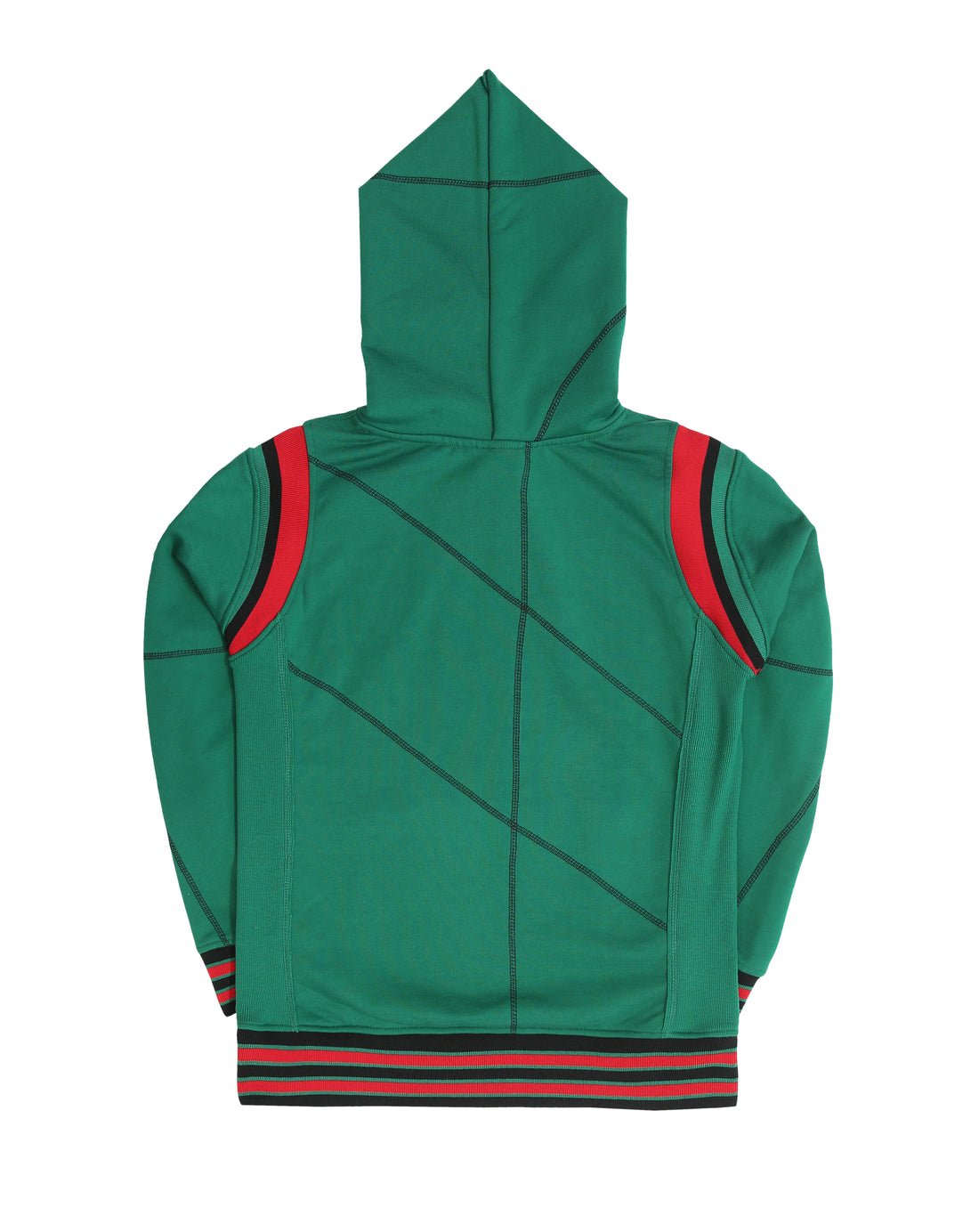 30th Anniversary FTP Malcolm X Frankenstein Stitched Hoodie KellyGreen / Black