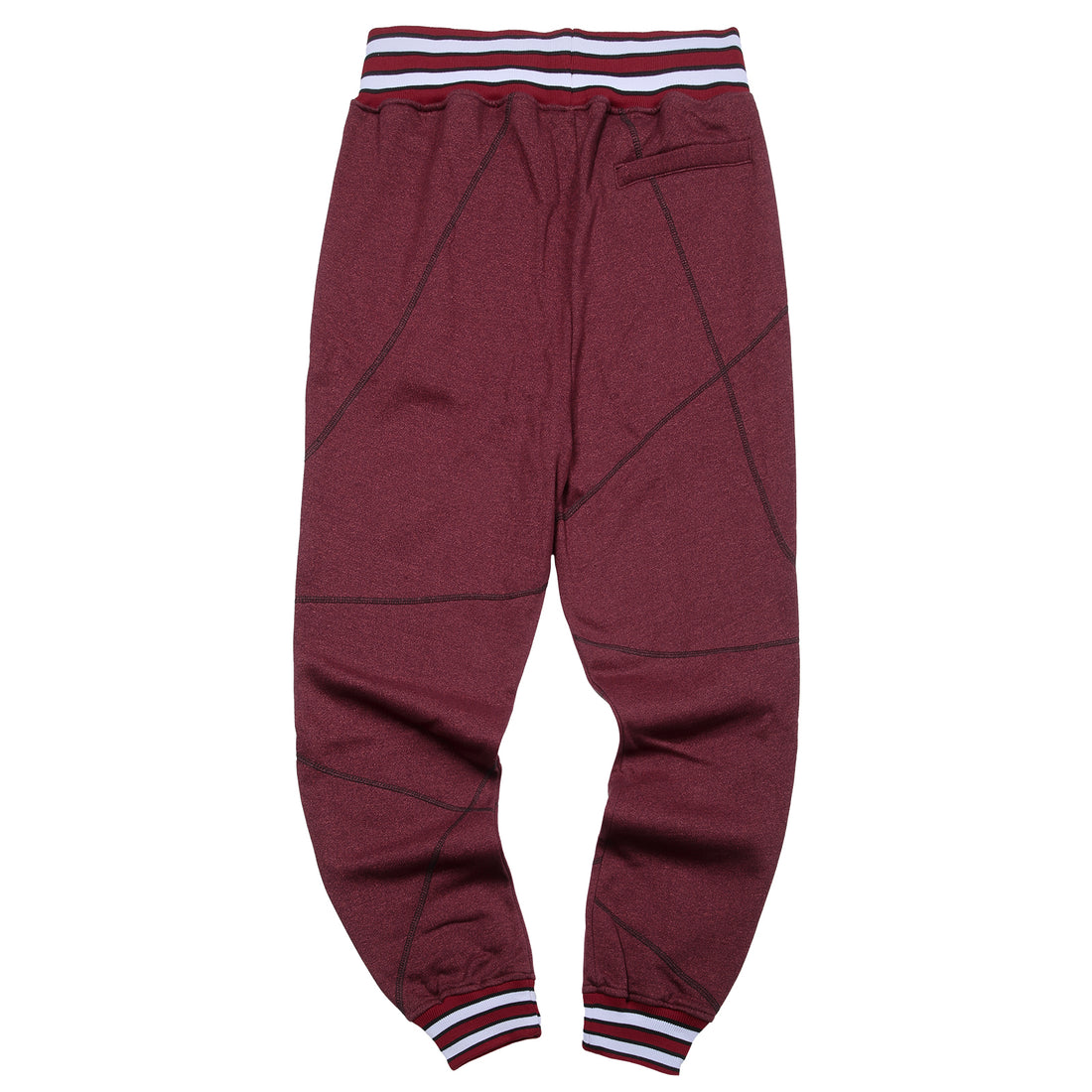 AACA Original '92 "Frankenstein" Stitched Sweatpants Red Heather/Black