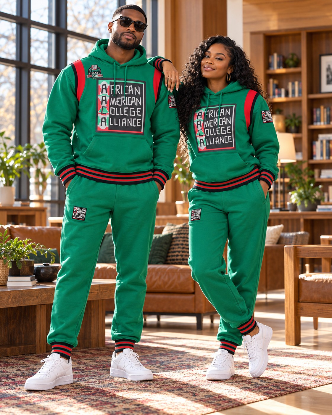 30th Anniversary FTP AACA Hoodie Kelly Green + Joggers Set