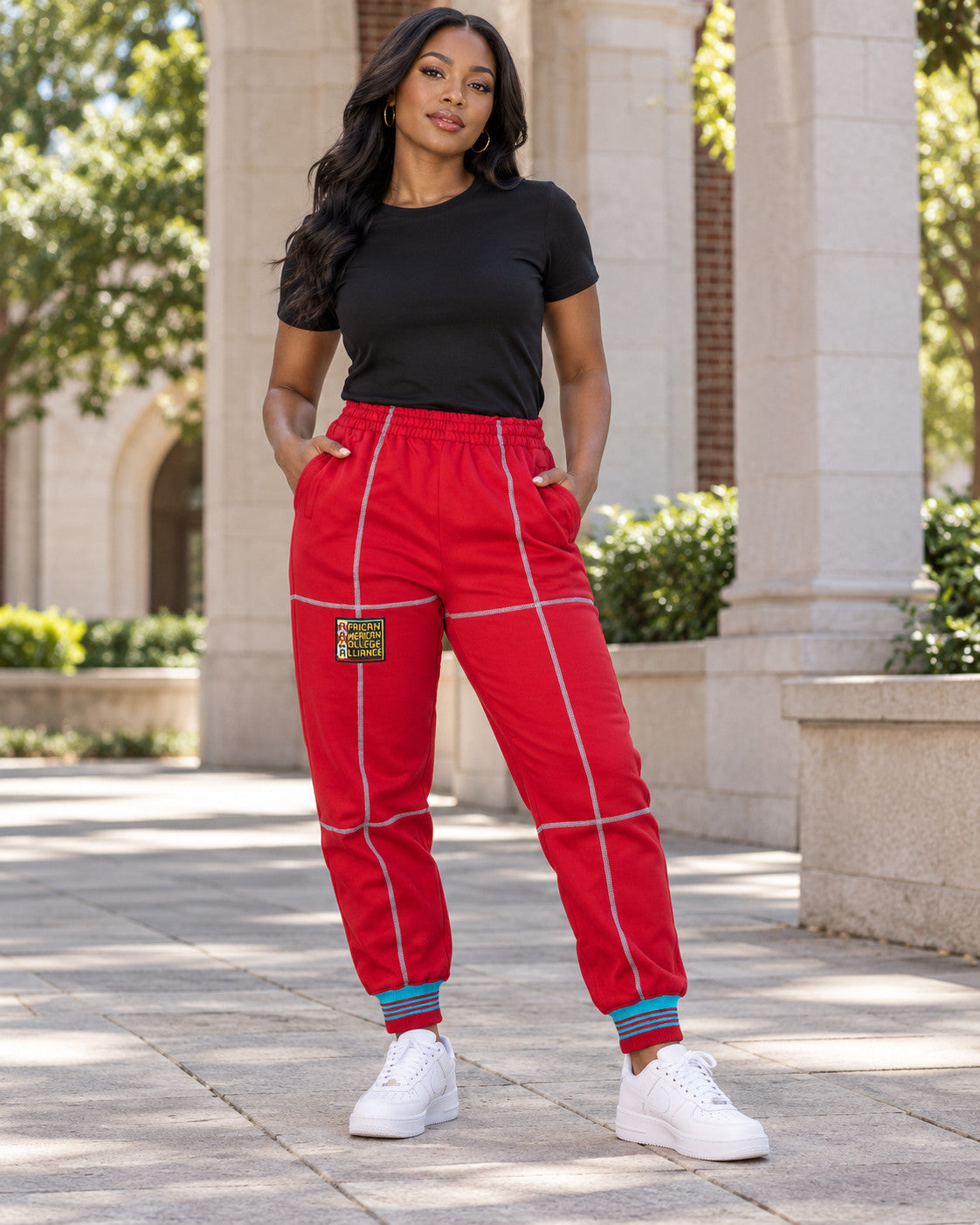 AACA Fresh 93 Frankenstein Jogger RED/CAROLINA — alternative model styling