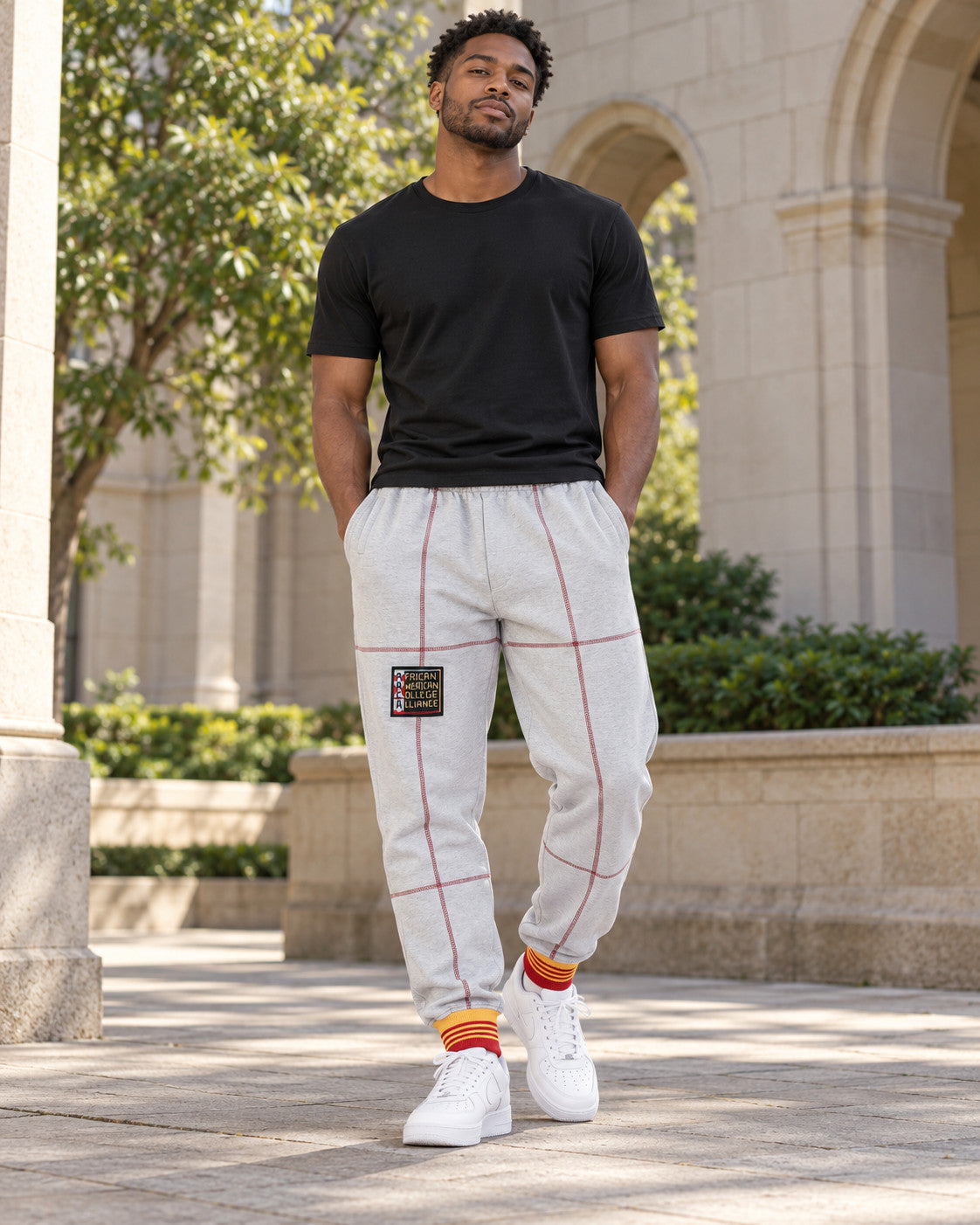 AACA Fresh 93 Frankenstein Jogger MDH.Grey / Red / Gold — alternative model styling