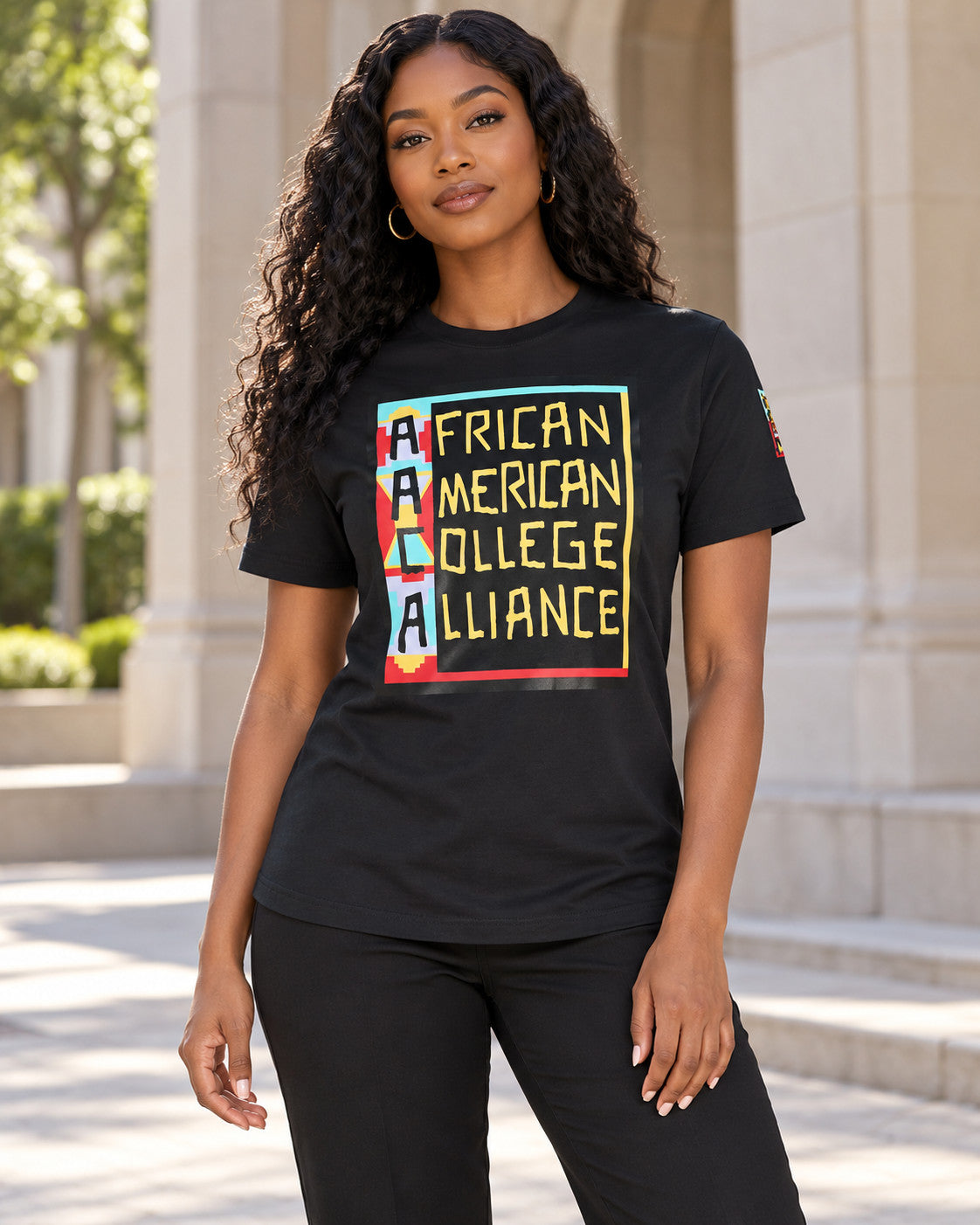 AACA Classic 91 T-Shirt Black — alternative model styling