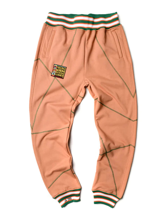 AACA Original '92 "Frankenstein" Stitched Sweatpants Butter Rum/Green Frankenstein Sweatpants white background product image