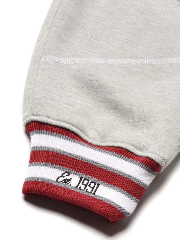 AACA Original '92 "Frankenstein" Stitched Sweatpants MDH. Grey/White Frankenstein Sweatpants detail image