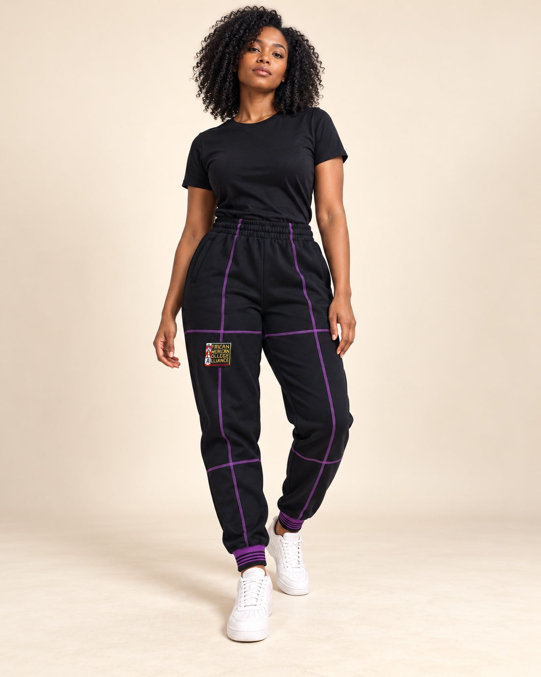 AACA Fresh 93 Frankenstein Jogger BLACK/PURPLE