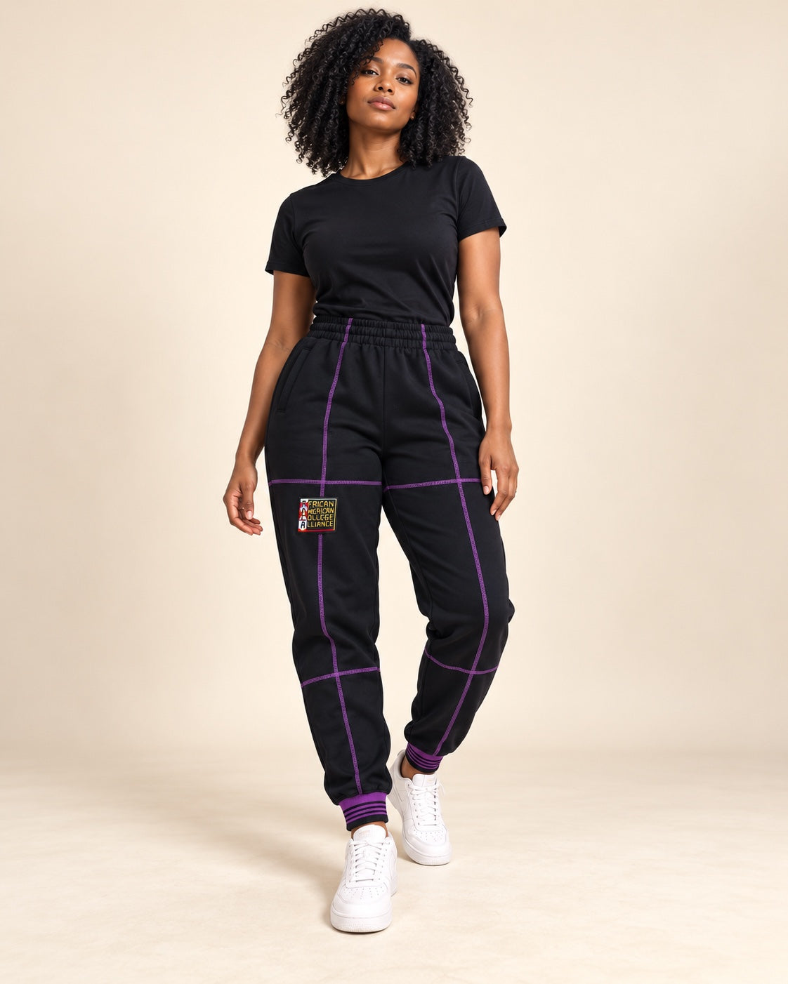 AACA Fresh 93 Frankenstein Jogger BLACK/PURPLE