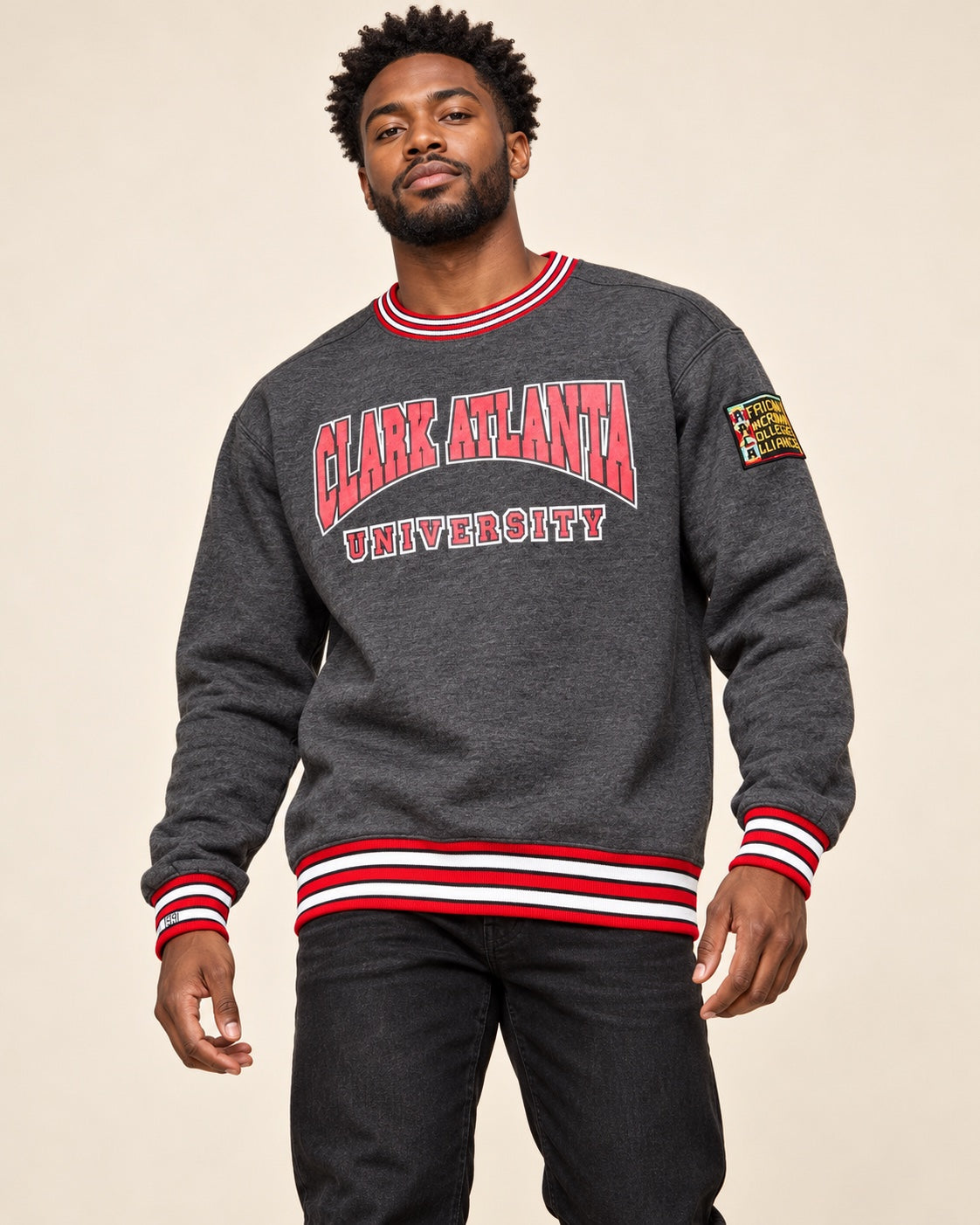 Clark Atlanta University Classic '91 Crewneck Charcoal Grey