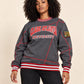 Clark Atlanta University Original '92 "Frankenstein" Crewneck Charcoal Grey/Red