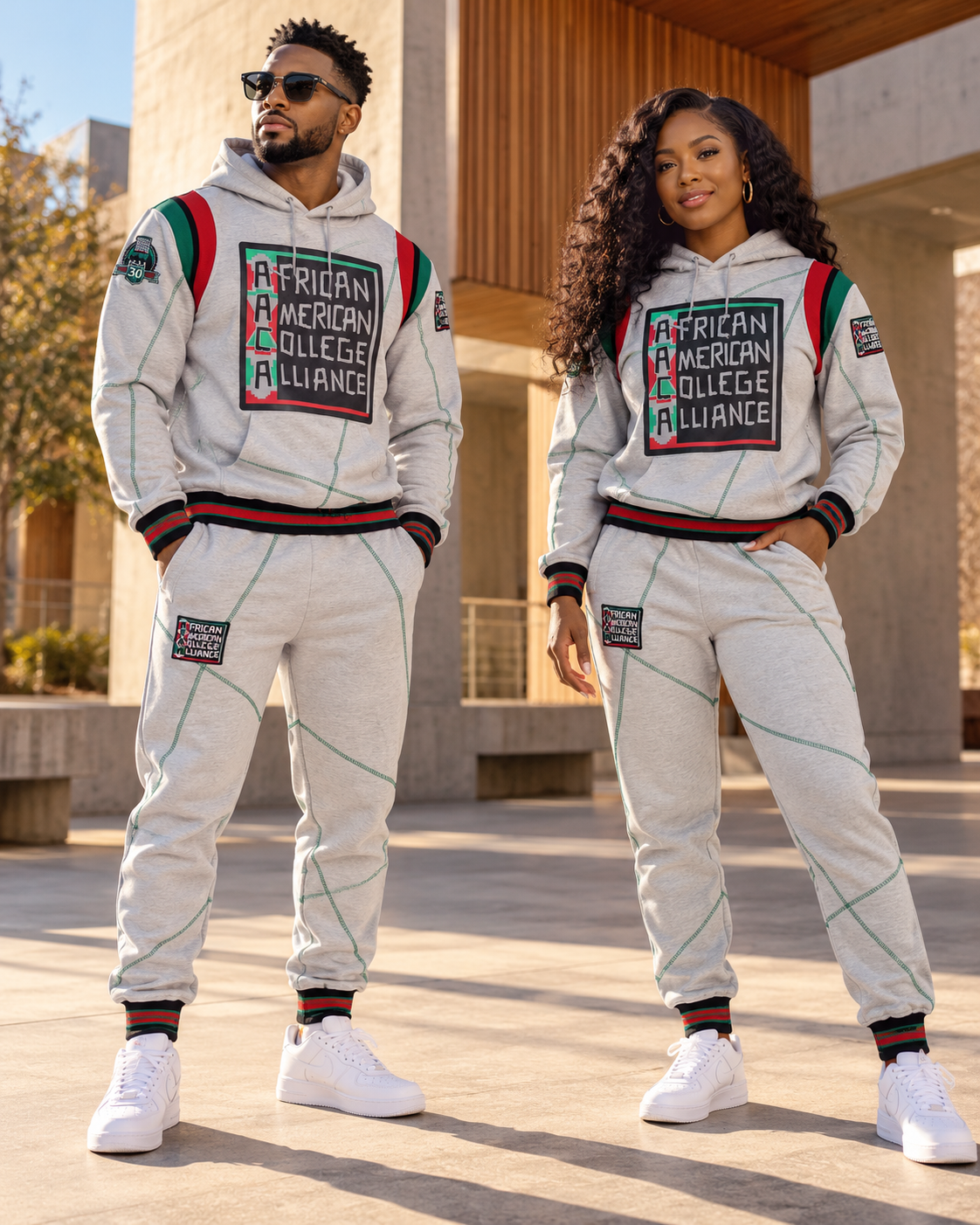 AACA Logo Two-Piece Set — MDH Grey / Green FTP Frankenstein
