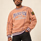 Prairie View A&M University Original '92 "Frankenstein" Crewneck Butter Rum/ Purple