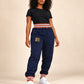 AACA Original '91 Sweatpants Navy - Orange Waistband