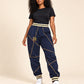 AACA Original '92 "Frankenstein" Stitched Sweatpants Navy/Gold