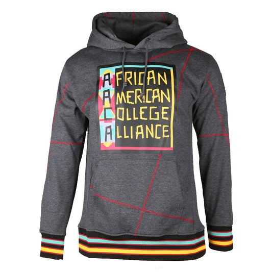 AACA Original 92 Frankenstein Stitched Hoodie Charcoal Grey / Red Frankenstein Hoodie white background product image