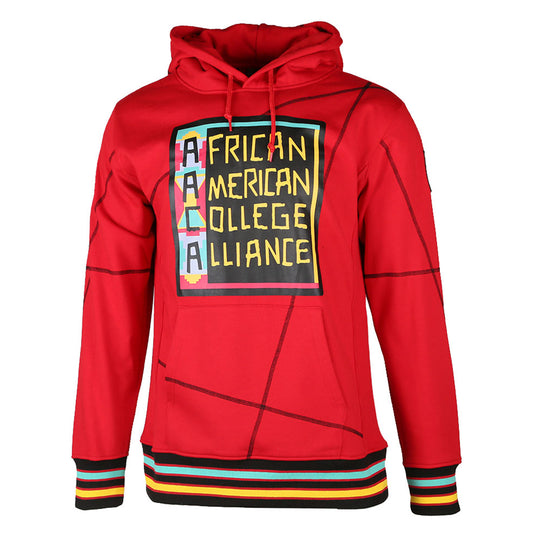 AACA Original 92 Frankenstein Stitched Hoodie Red/Black Frankenstein Hoodie white background product image