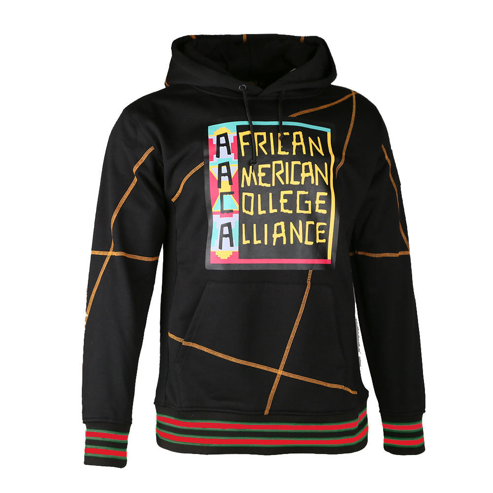 FTP AACA Original 92 Frankenstein Stitched Hoodie Black/Gold Frankenstein Hoodie detail image