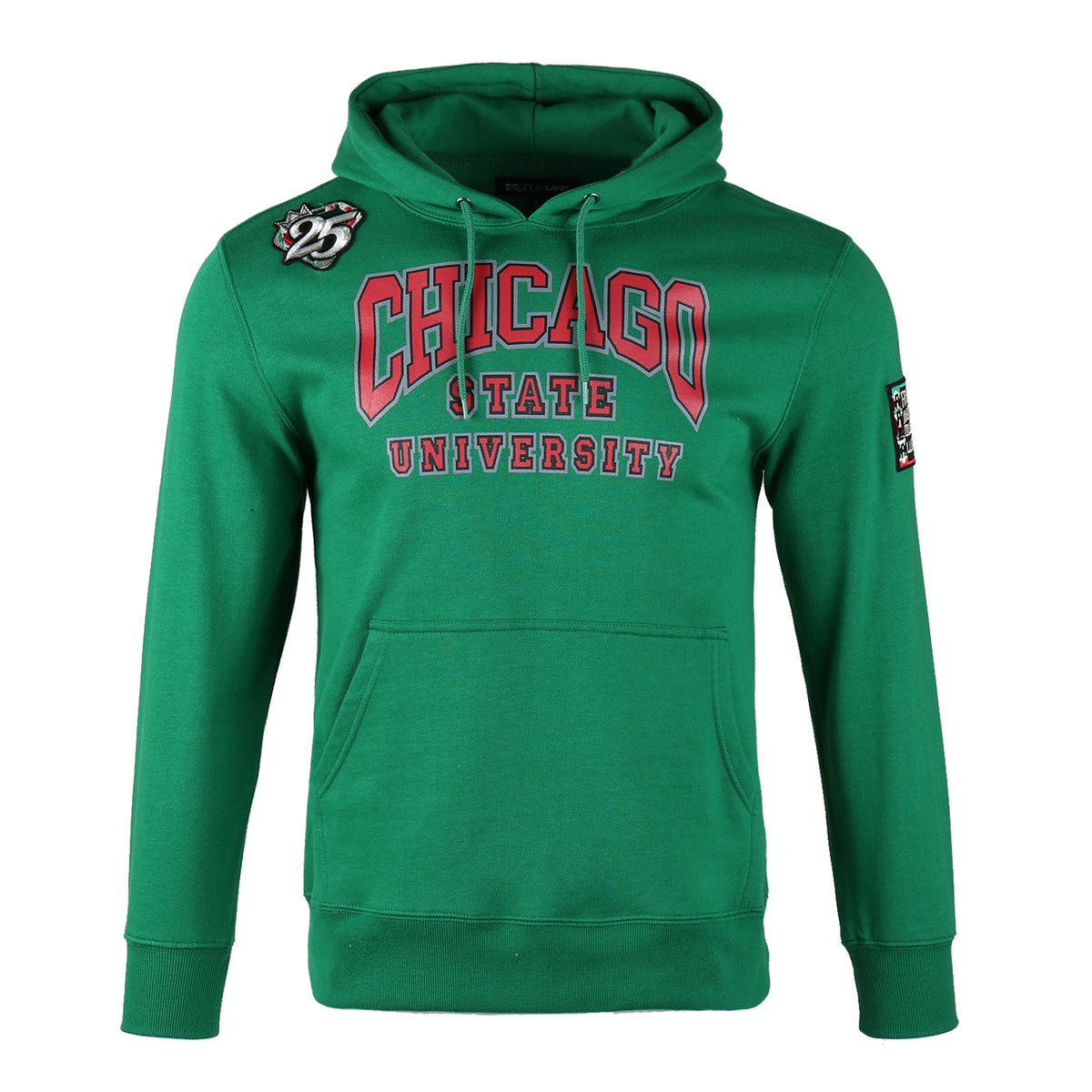 AACA Chicago Hoodie | Green Chicago State University Classic Hoodie detail image
