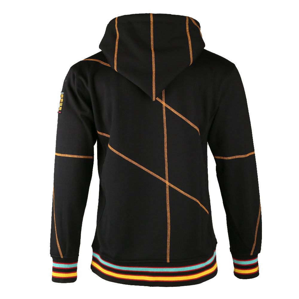 AACA Original 92 Frankenstein Stitched Hoodie Black/Gold Frankenstein Hoodie detail image