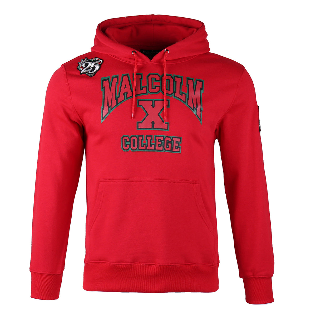 AACA Malcolm College Hoodie | Red Malcolm X College Classic Hoodie detail image
