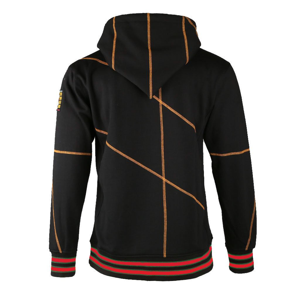 FTP AACA Original 92 Frankenstein Stitched Hoodie Black/Gold Frankenstein Hoodie detail image