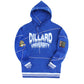 Dillard University 93 Frankenstein Hoodie Royal Blue/White Frankenstein Hoodie white background product image