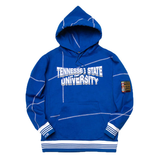 Tennessee State University Fresh 93 Frankenstein Hoodie Royal/White Frankenstein Hoodie white background product image