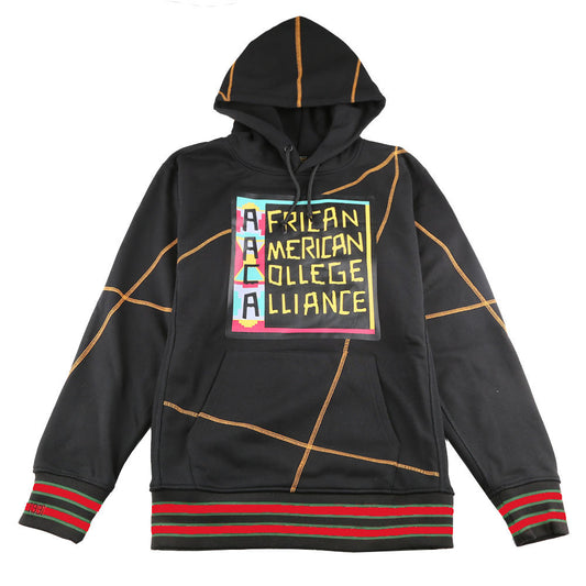 FTP AACA Original 92 Frankenstein Stitched Hoodie Black/Gold Frankenstein Hoodie white background product image
