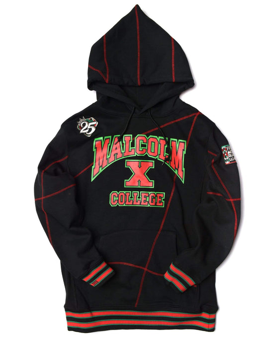 FTP Malcolm X College Frankenstein 92 Stitch Hoodie Black/ Red Frankenstein Hoodie white background product image