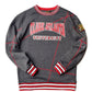 Clark Atlanta University Original '92 "Frankenstein" Crewneck Charcoal Grey/Red Frankenstein Crewneck white background product image