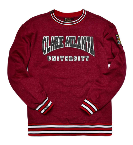 Clark Atlanta University Classic '91 Crewneck Red Heather Classic Crewneck white background product image
