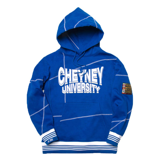 Cheyney U. Fresh 93 Frankenstein Hoodie Royal/White Cheyney University Frankenstein Hoodie white background product image