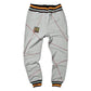 AACA Original 92 Frankenstein Stitched Sweatpants MDH.Grey / Red Frankenstein Sweatpants white background product image