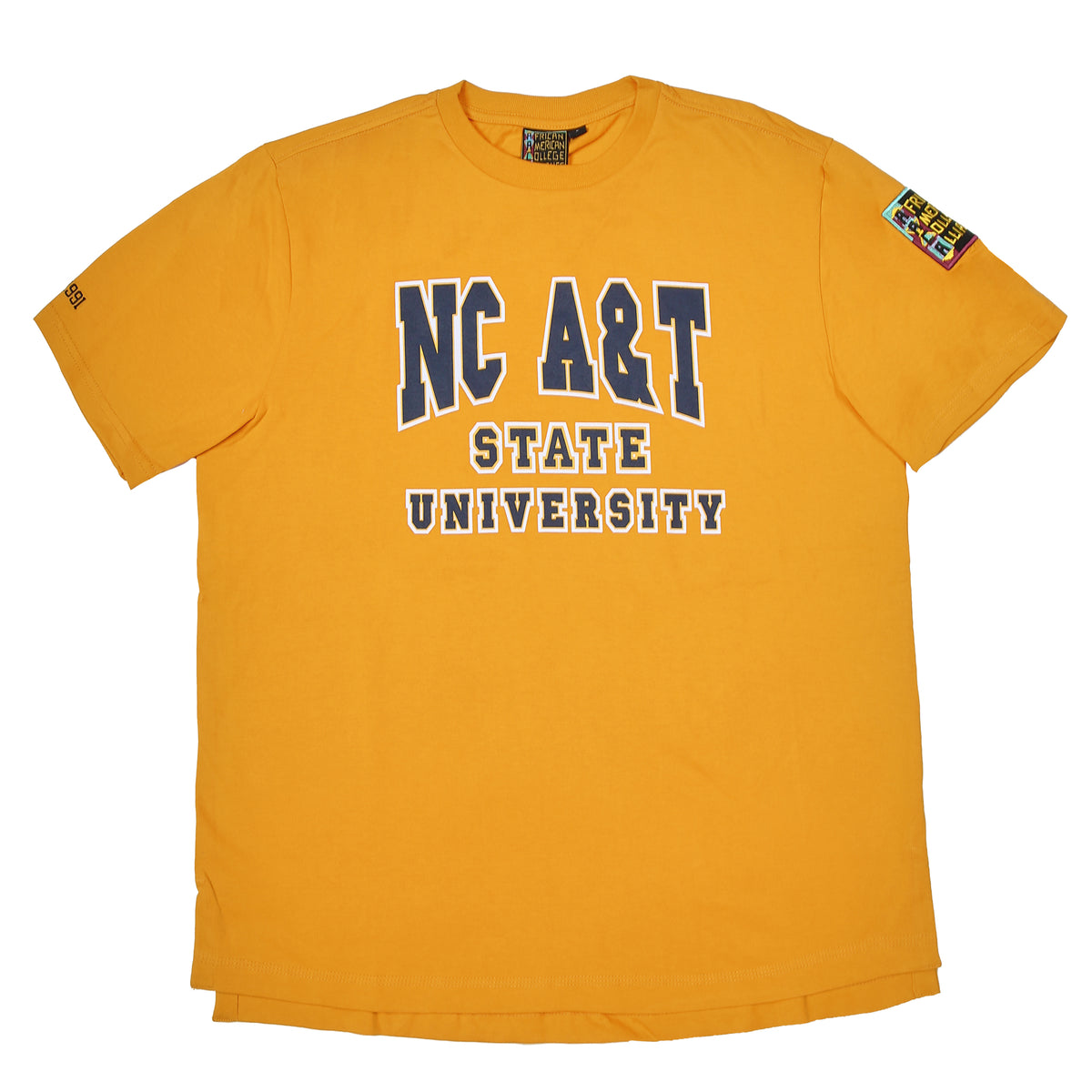 NC A&T State University AACA Classic 91 T-Shirt Gold North Carolina A&T University Classic Tee white background product image