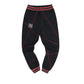 FTP Original 92 Frankenstein Stitched Sweatpants Black / Red Malcolm X College Frankenstein Sweatpants white background product image