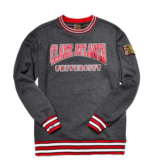 Clark Atlanta University Classic '91 Crewneck Charcoal Grey Classic Crewneck white background product image