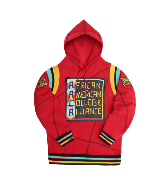 30th Anniversary AACA Frankenstein Stitched Hoodie Red/Black Frankenstein Hoodie white background product image
