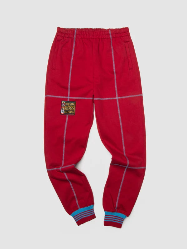 AACA Fresh 93 Frankenstein Jogger RED/CAROLINA Delaware State University Frankenstein Sweatpants alternate product image