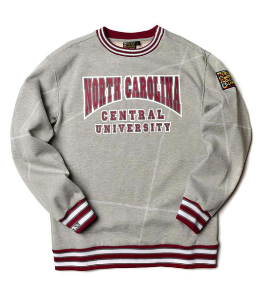 North Carolina Central University Original '92 "Frankenstein" Crewneck Mdh Grey/White Frankenstein Crewneck white background product image