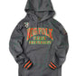 FTP Norfolk State University Classic 91 Hoodie Charcoal Grey / Kelly Green Classic Hoodie white background product image