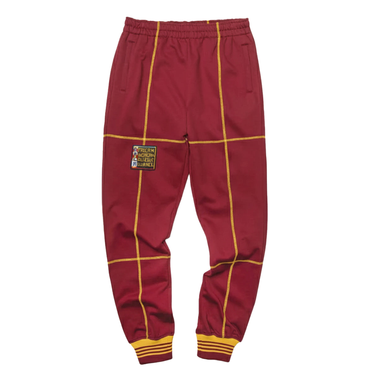 AACA Fresh 93 Frankenstein Jogger MAROON/GOLD Central State University Frankenstein Sweatpants white background product image