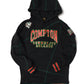 FTP Compton Community College AACA Original 92 Frankenstein Stitched Hoodie Black/Kelly Green Compton College Frankenstein Hoodie white background product image