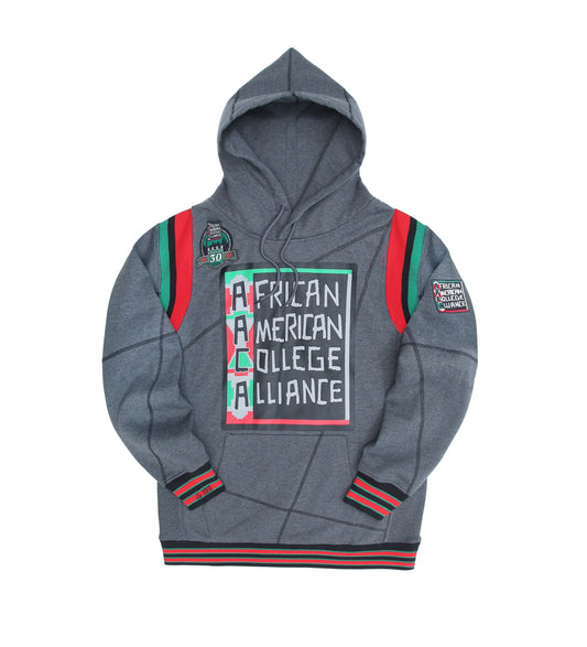 30th Anniversary FTP AACA Frankenstein Stitched Hoodie Charcoal / Black Frankenstein Hoodie white background product image