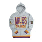 Miles University 93 Frankenstein Hoodie MDH.Grey / Purple / Gold Miles College Frankenstein Hoodie white background product image
