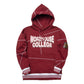 Morehouse College 93 Frankenstein Hoodie Maroon/White Frankenstein Hoodie white background product image