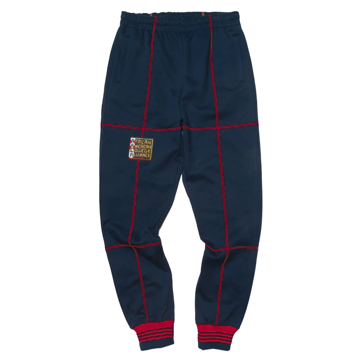 AACA Fresh 93 Frankenstein Jogger NAVY/RED Frankenstein Sweatpants white background product image
