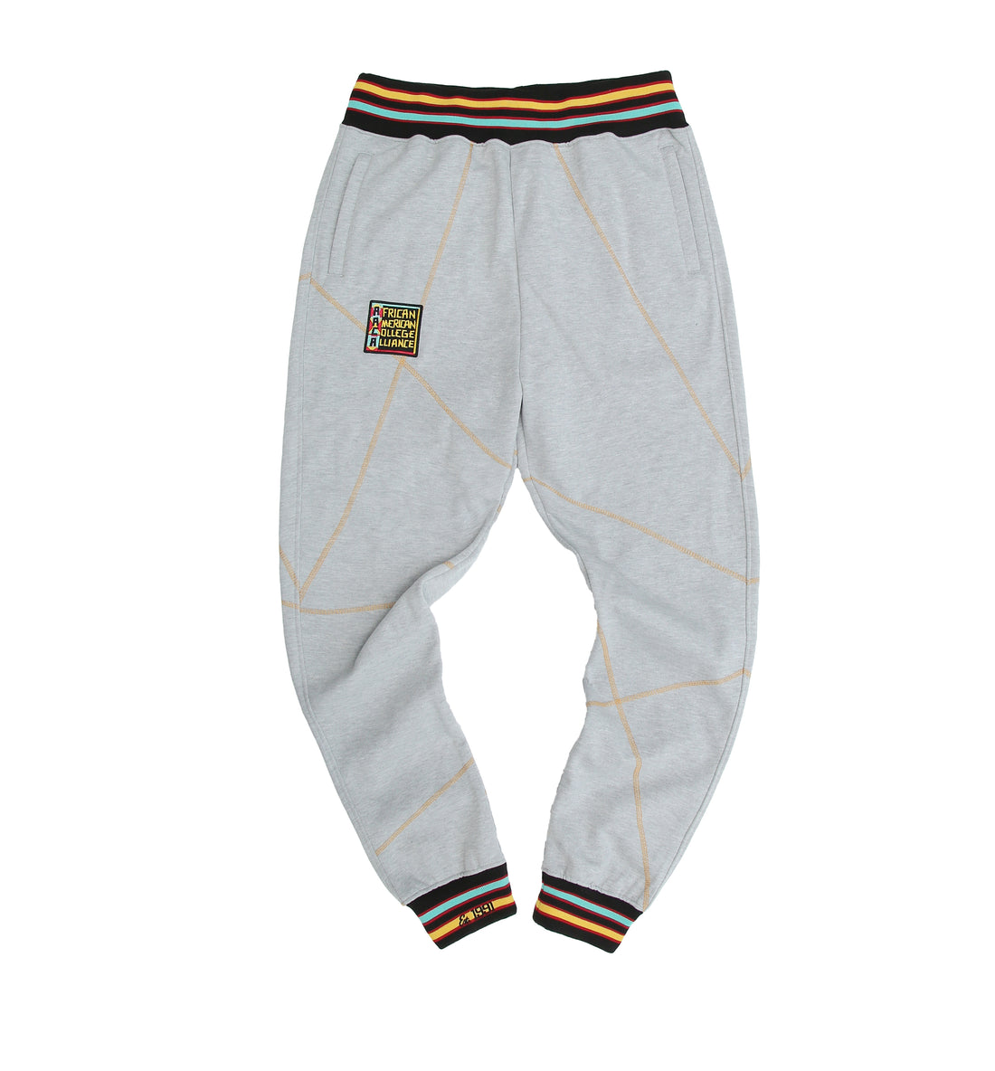 AACA Original 92 Frankenstein Stitched Sweatpants MDH.Grey / Gold