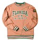Florida A&M University Original '92 "Frankenstein" Crewneck Butter Rum / Kelly Green Frankenstein Crewneck white background product image